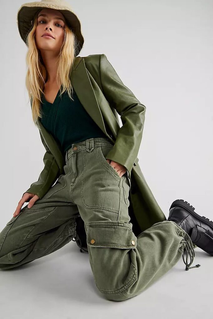 Military styles are becoming popular like kargo styles
