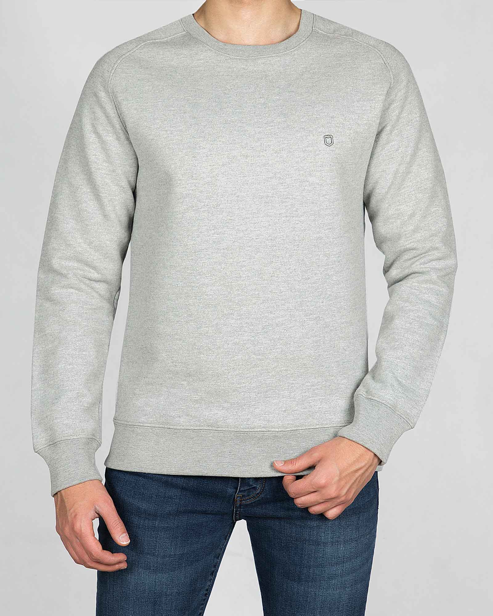 پلیور ساده‌ی مردانه‌ - ملانژ - استایل رو به رو