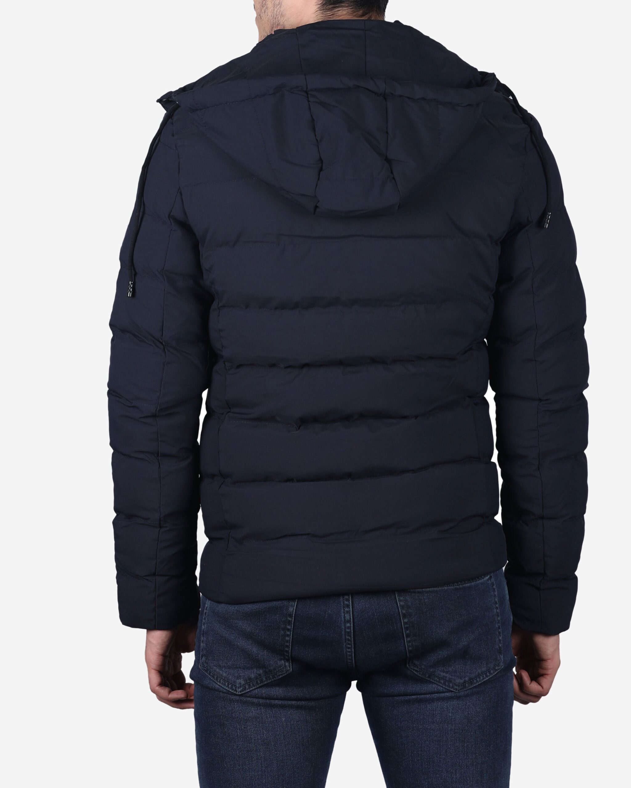 کاپشن بادی کوتاه مدل best کانی‌راش - سرمه‌ای - پشت