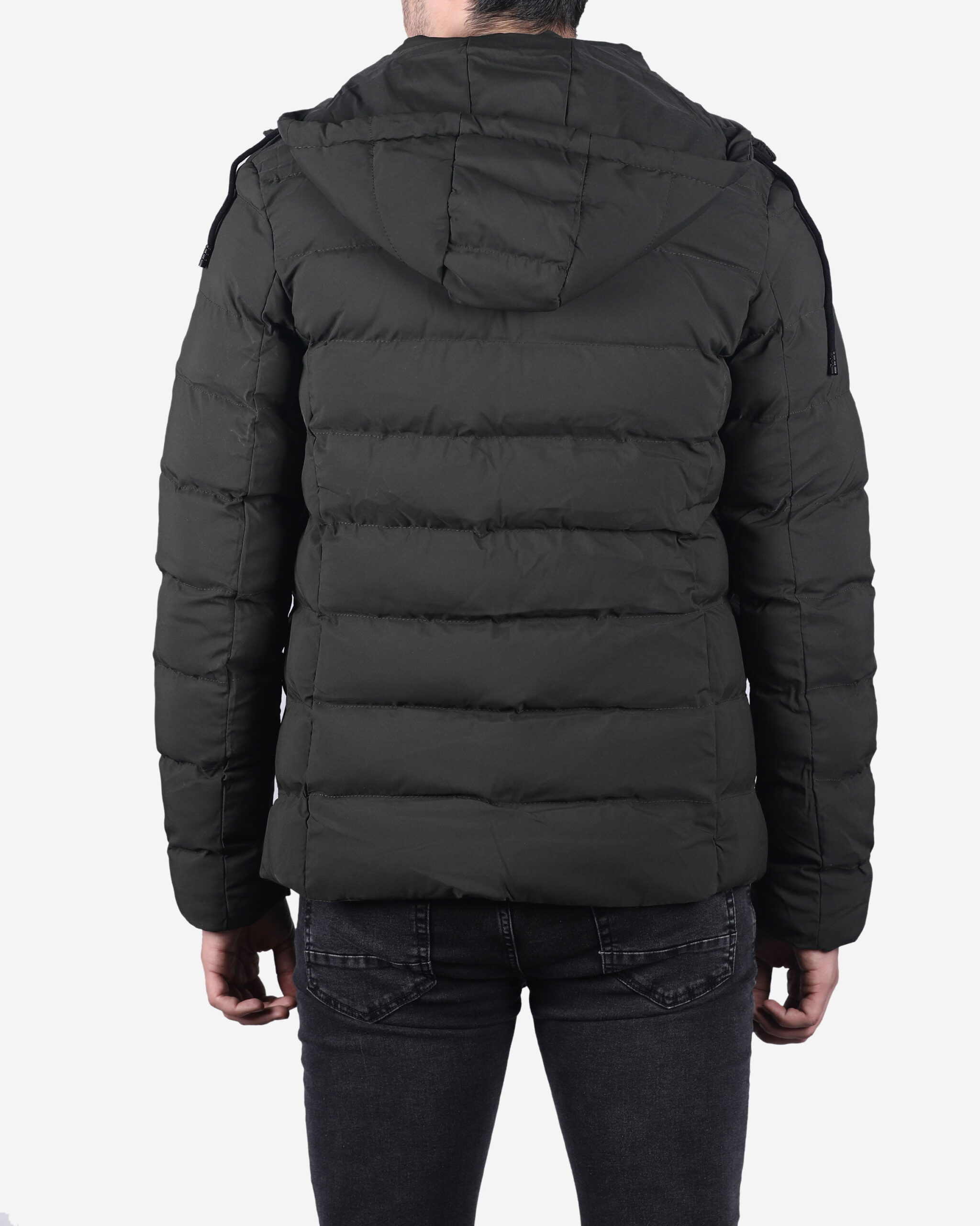 کاپشن بادی کوتاه مدل best کانی‌راش - یشمی - پشت