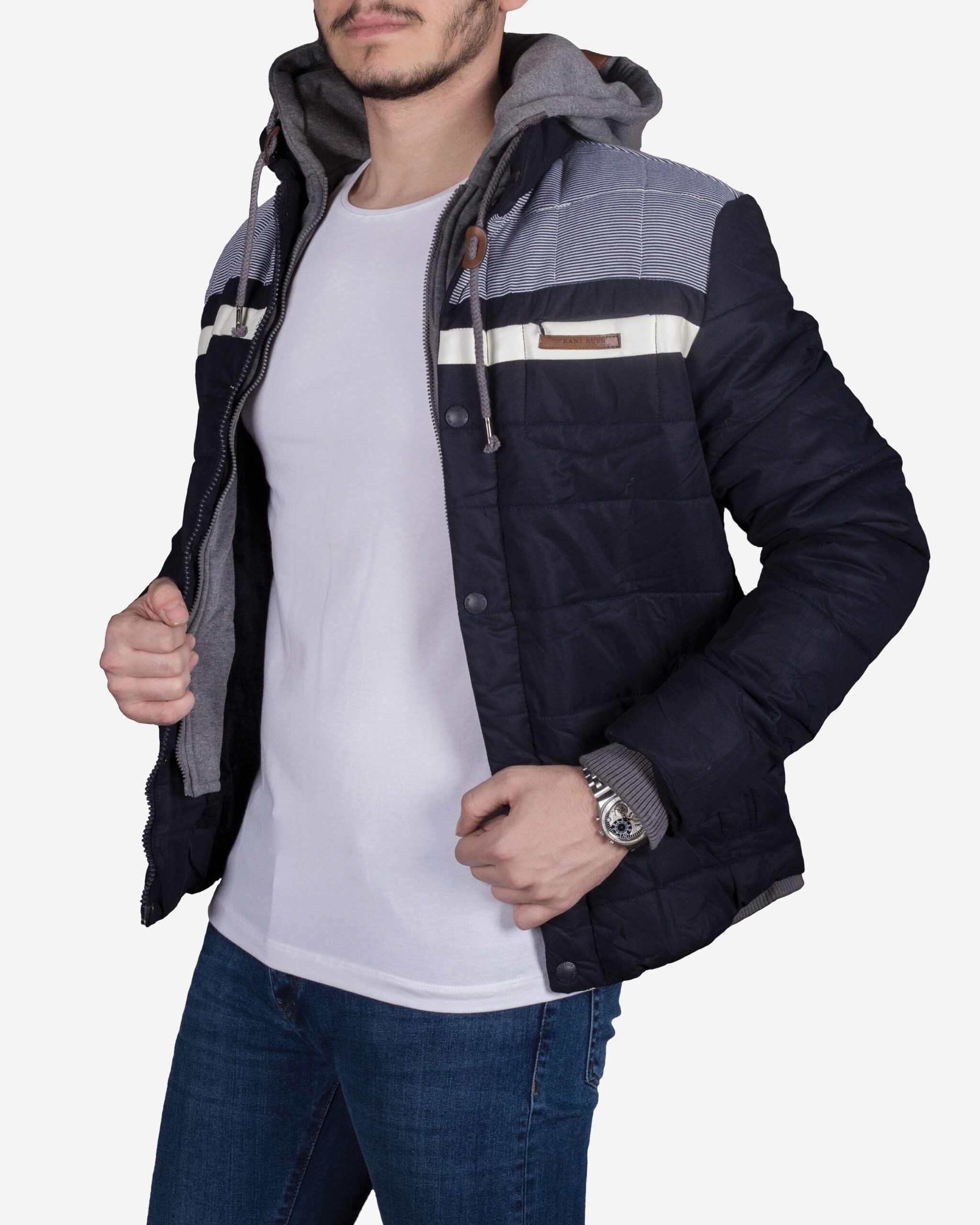 کاپشن لبه‌دار طرح‌دار کانی‌راش -فروشگاه اینترنتی سارابارا -خرید آنلاین