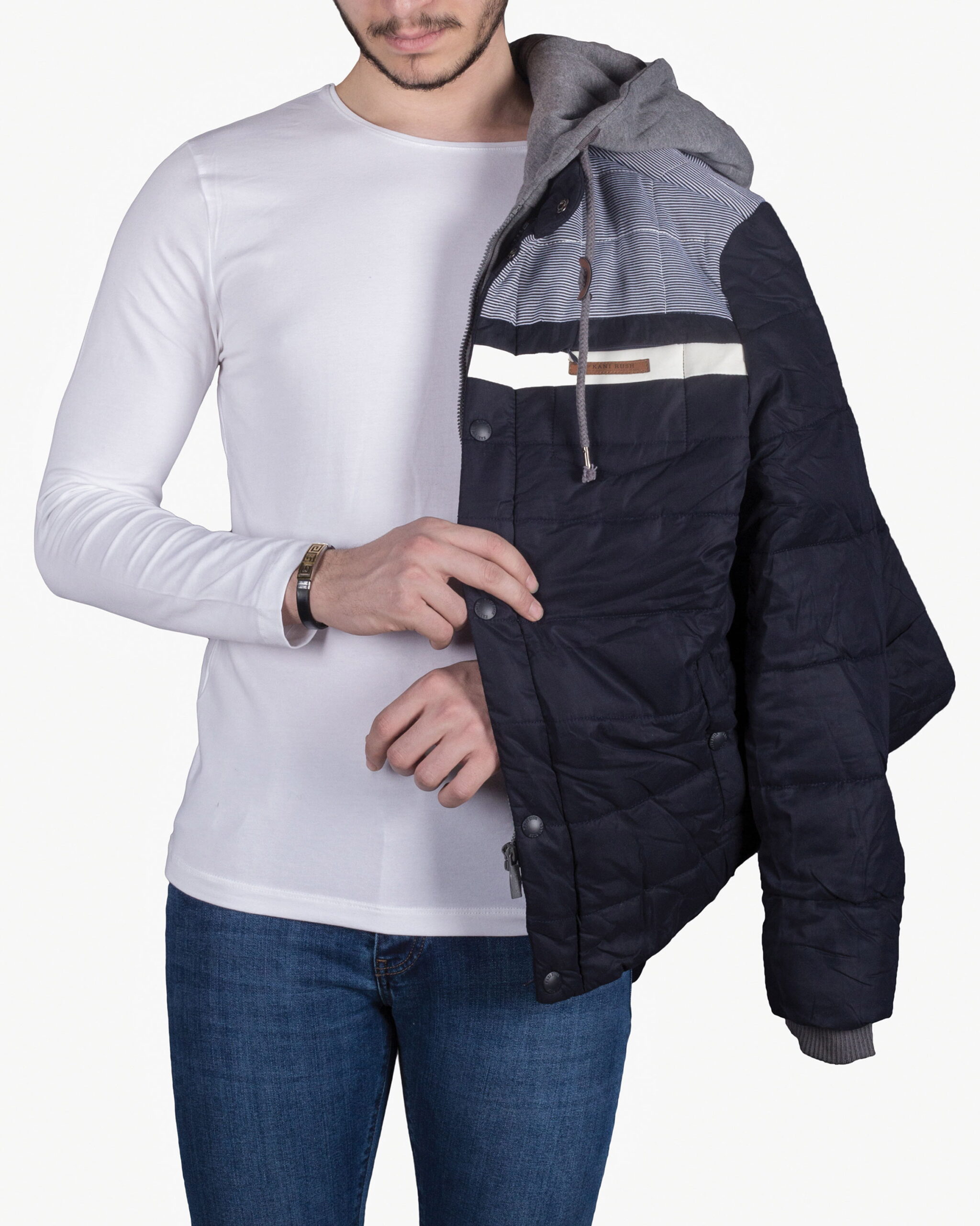 کاپشن لبه‌دار طرح‌دار کانی‌راش -فروشگاه اینترنتی سارابارا -خرید آنلاین