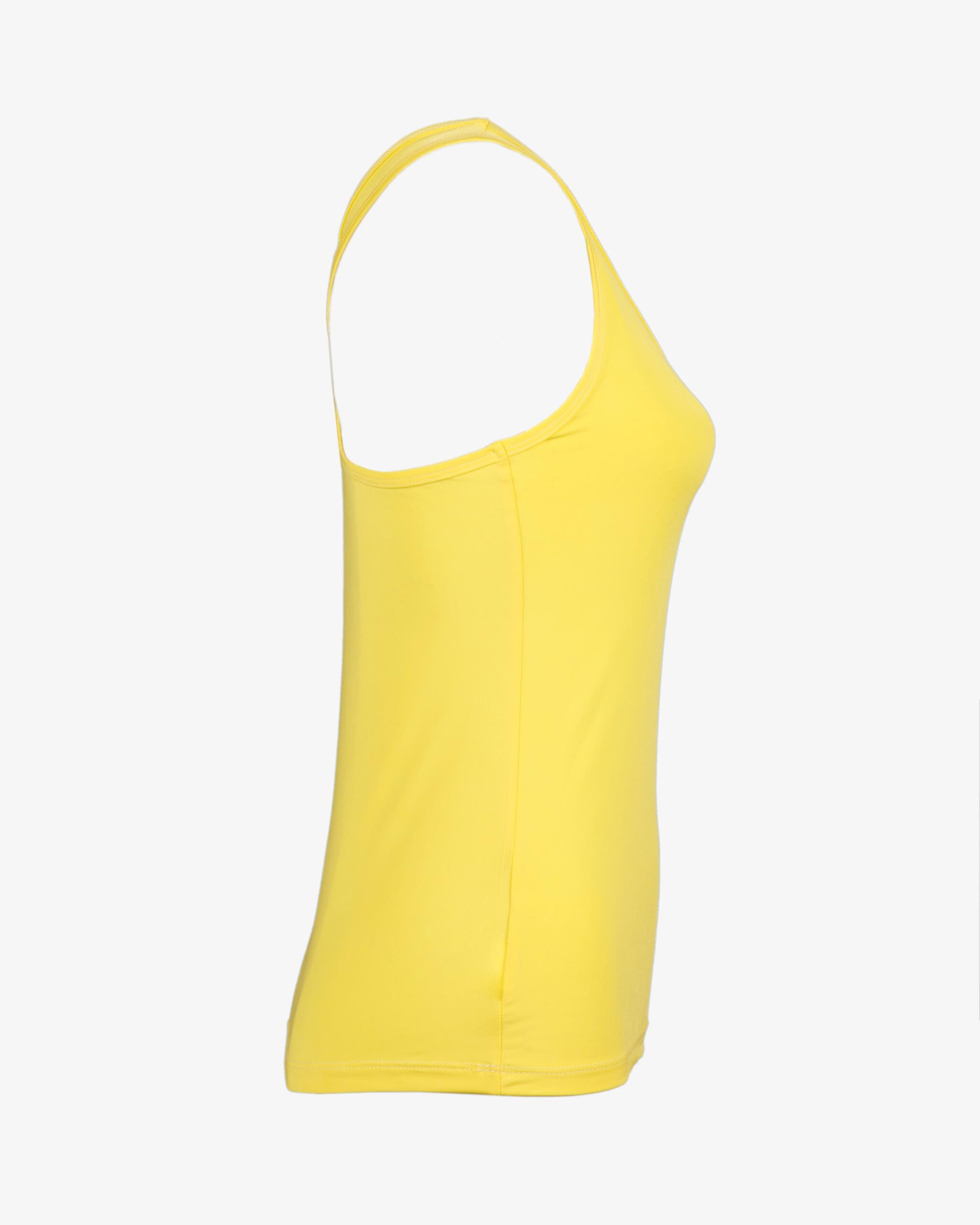 تاپ زنانه یقه گرد دوبنده - زرد - بغل - خرید اینترنتی لباس - فروشگاه اینترنتی لباس سارابارا