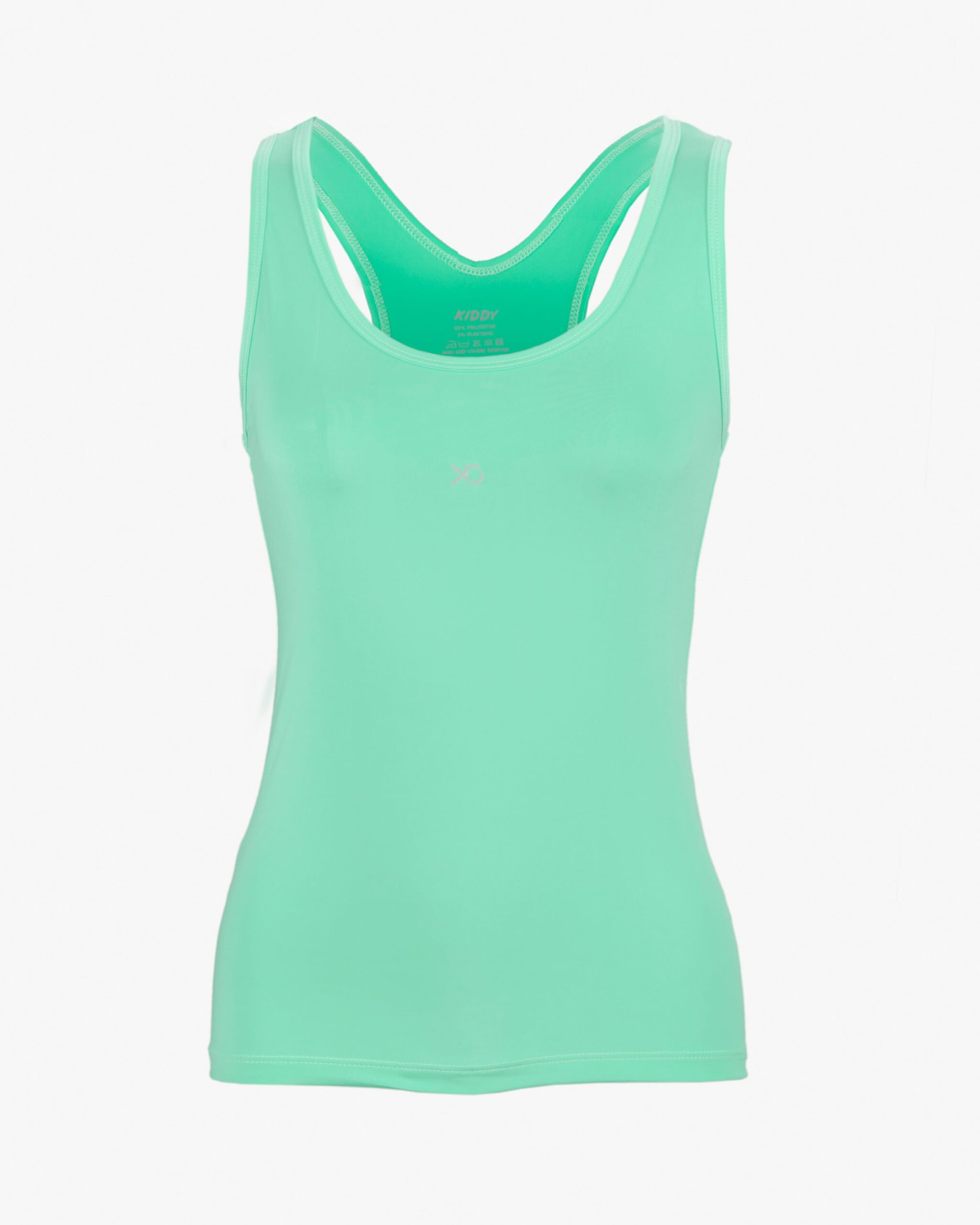 تاپ زنانه دوبنده یقه گرد - سبز زمردی - روبه‌رو - خرید اینترنتی لباس - فروشگاه اینترنتی لباس سارابارا