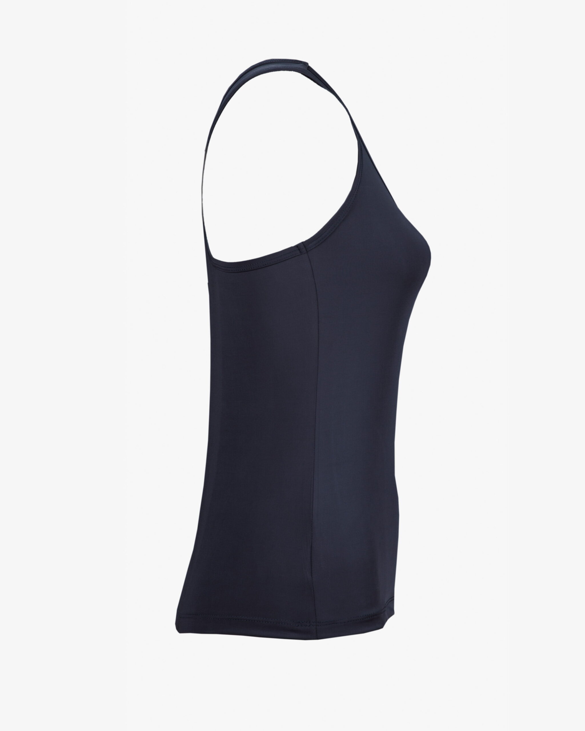 تاپ زنانه یقه گرد دوبنده - سرمه‌ای تیره - بغل - خرید اینترنتی لباس - فروشگاه اینترنتی لباس سارابارا