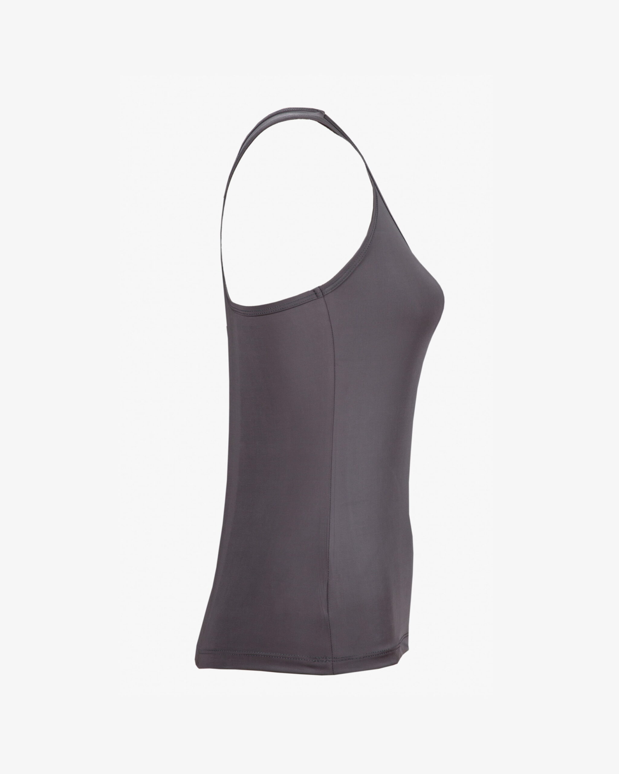 تاپ زنانه یقه گرد دوبنده - سربی تیره- بغل - خرید اینترنتی لباس - فروشگاه اینترنتی لباس سارابارا