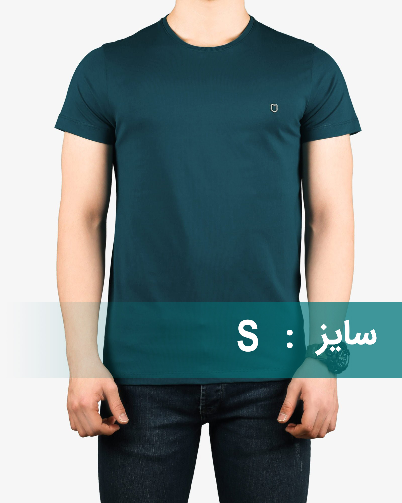 تیشرت‌های ساده‌ی نخی پنبه‌ای در طیف آبی - کله غازی کدر