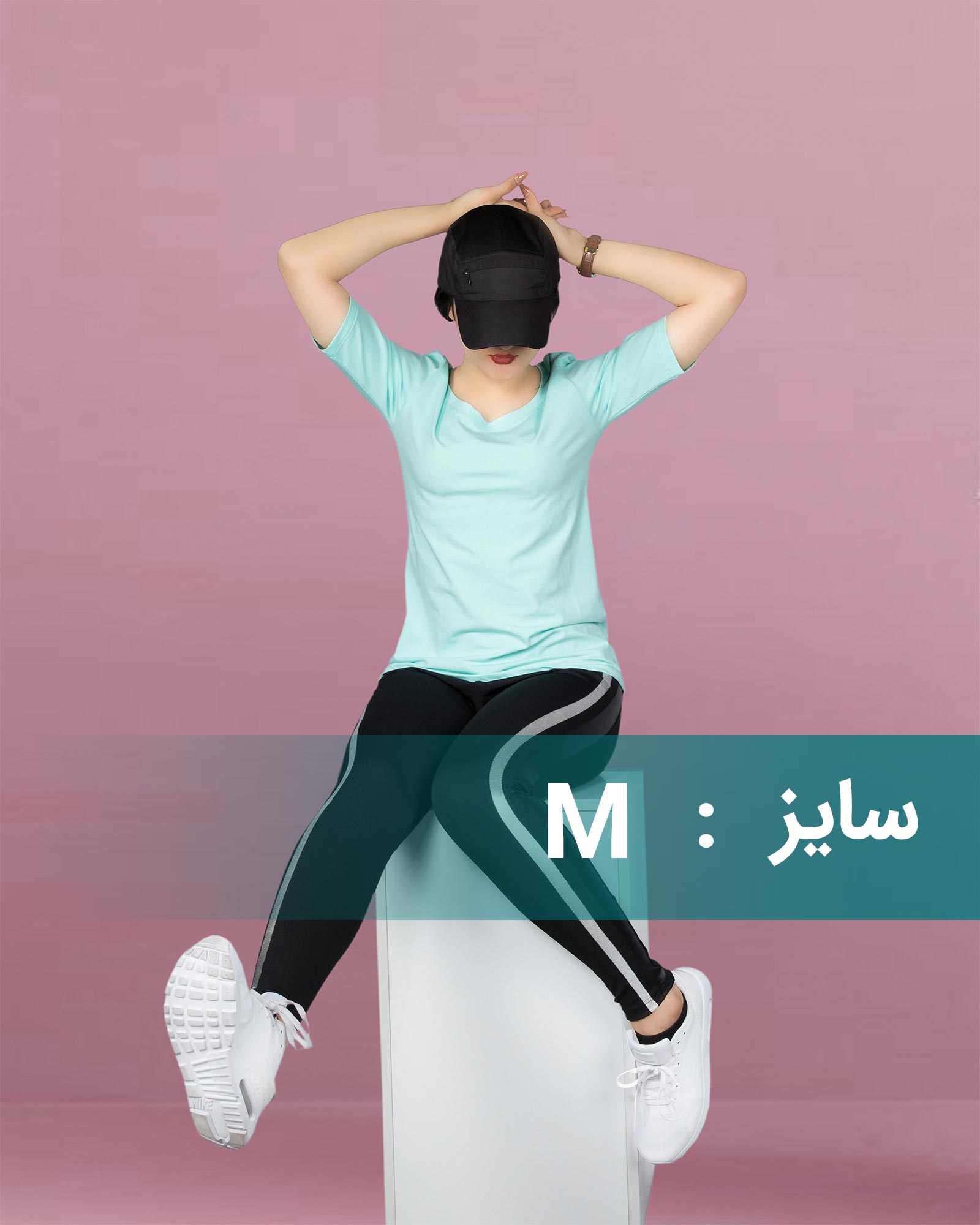 تیشرت‌های ساده‌ی کشی زنانه - آبی آسمانی