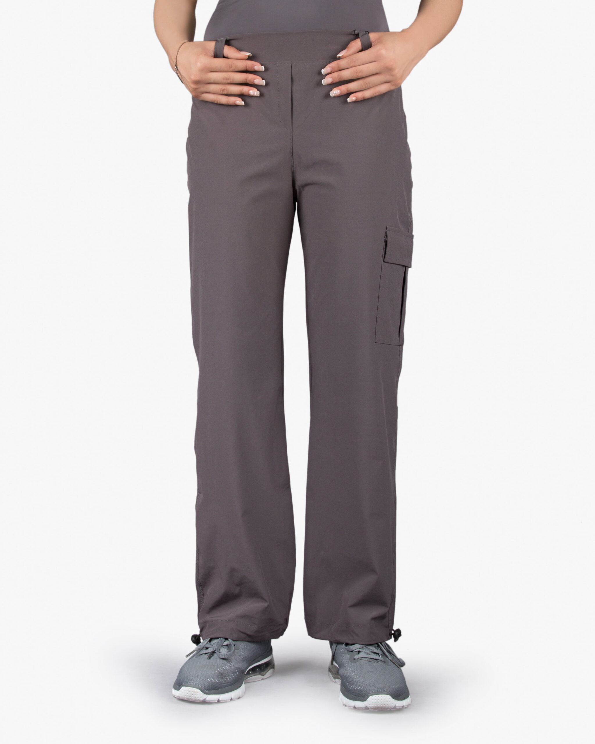 شلوار طبیعت - زنانه - طوسی - روبه رو