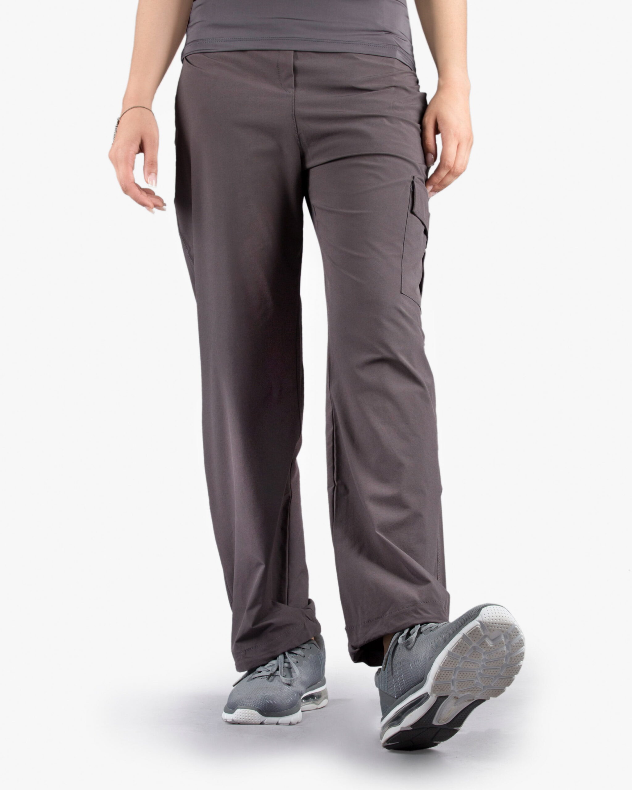 شلوار طبیعت - زنانه - طوسی - روبه رو۱