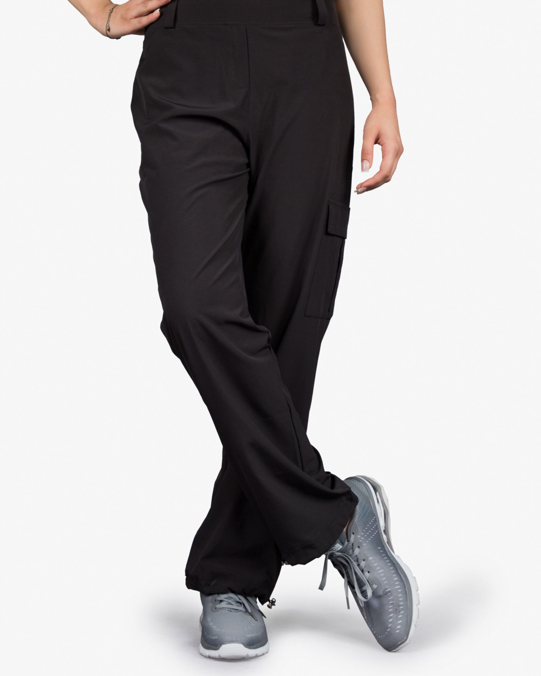 شلوار طبیعت - زنانه - مشکی- روبه رو