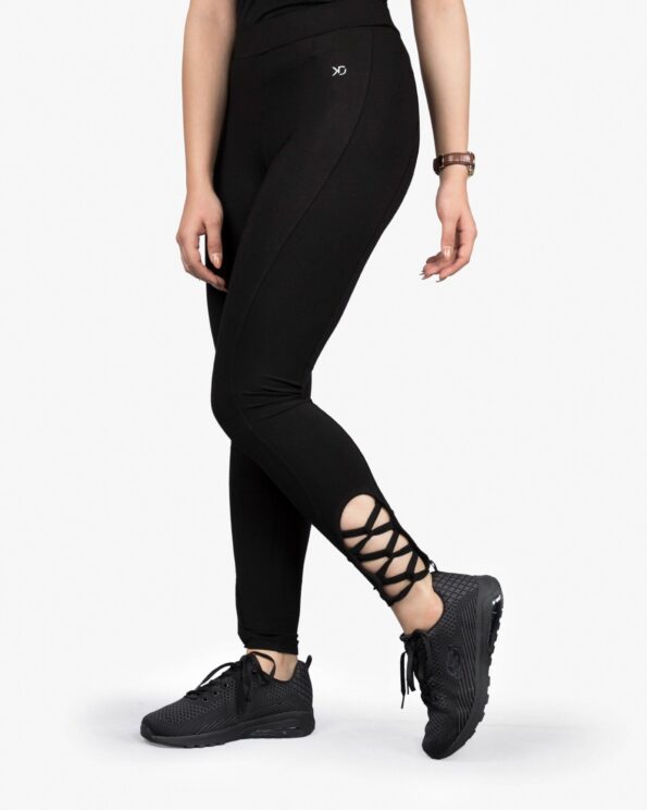 لگ ضربدری مشکی ضخیم - بغل