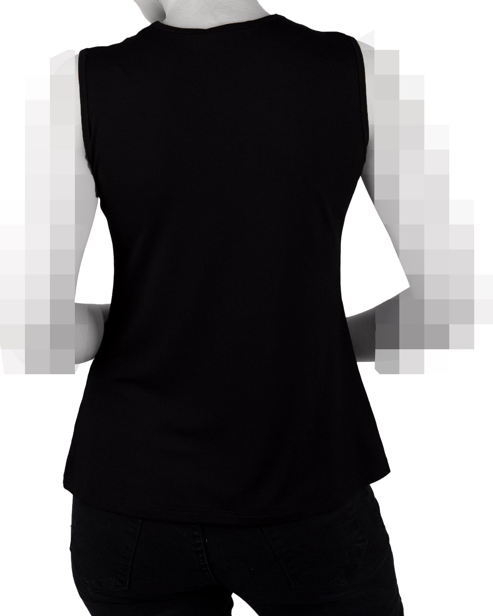 تاپ آستین حلقه ای زنانه با طوق دور گردن