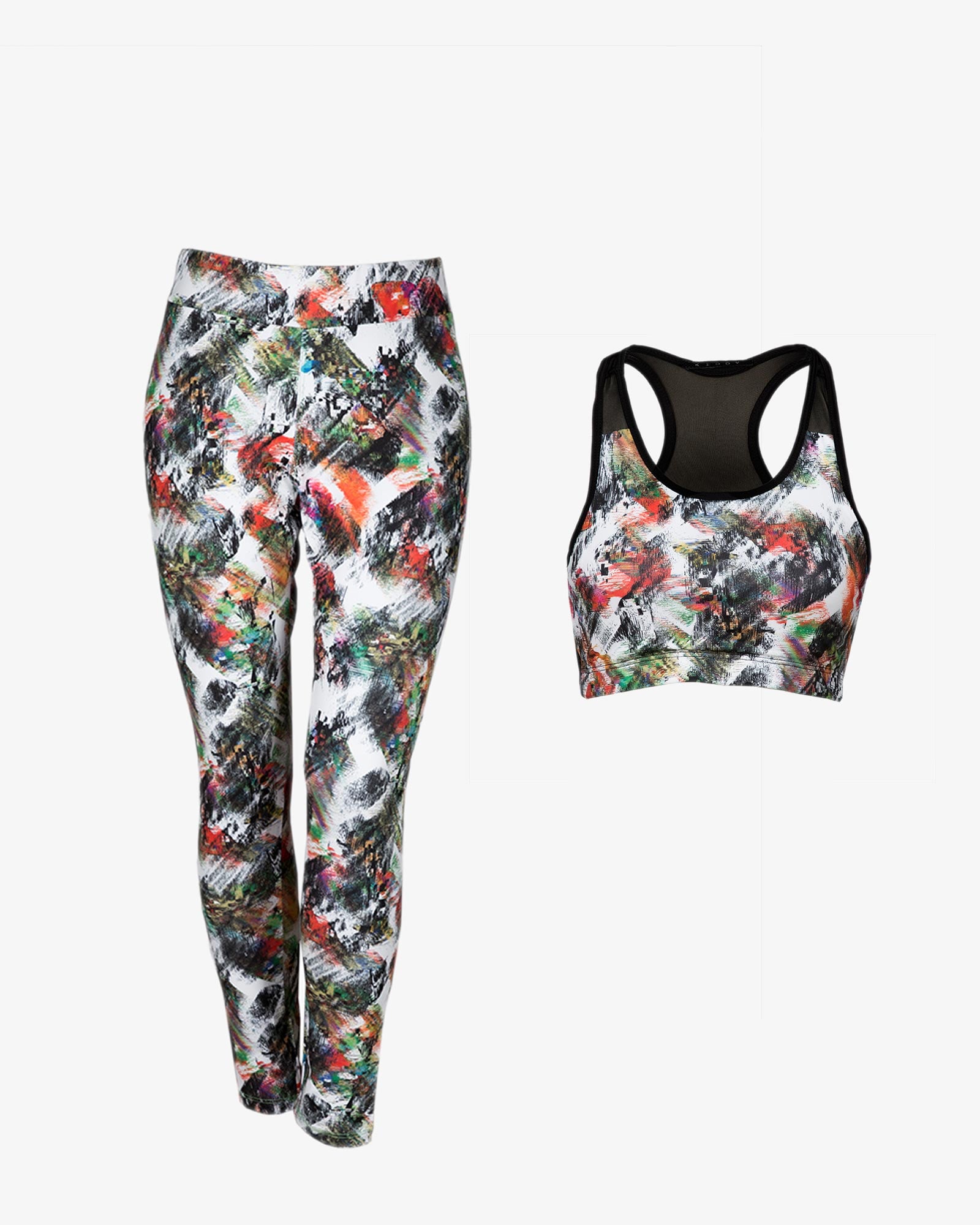 نیم تنه شلوار ورزشی - سفید - رو به رو - خرید اینترنتی لباس - فروشگاه اینترنتی لباس سارابارا