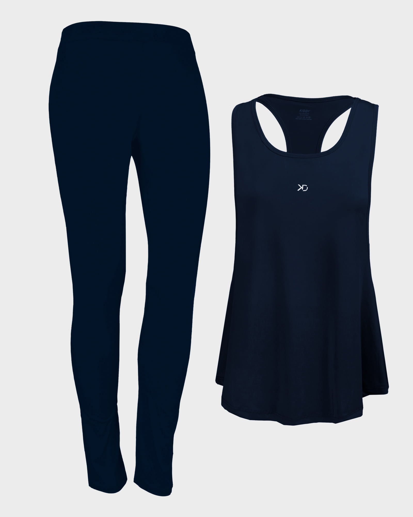 تاپ شلوار ورزشی زنانه - سرمه ای تیره - رو به رو