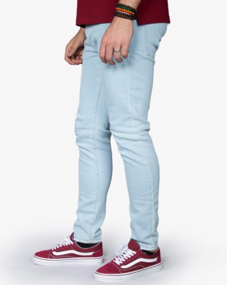 شلوار جین مردانه آبی روشن - آبی روشن - بغل
