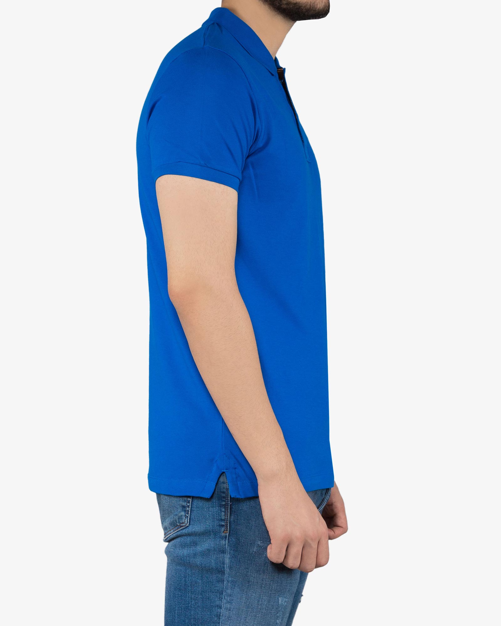 پولوشرت ساده جودون مردانه - آبی تیره - بغل