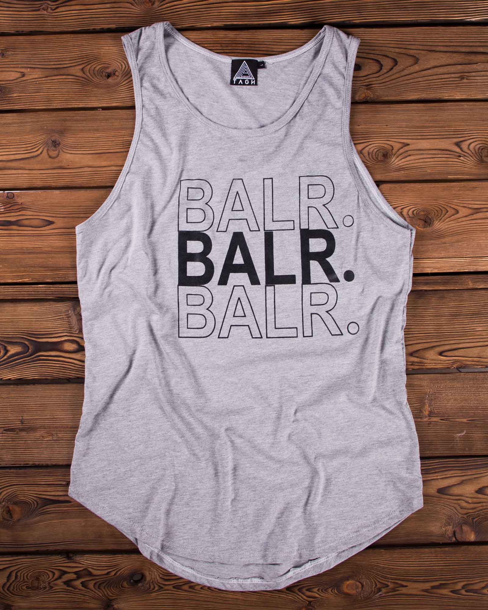 تاپ اسپرت یقه گرد مردانه - ملانژ - رو به رو