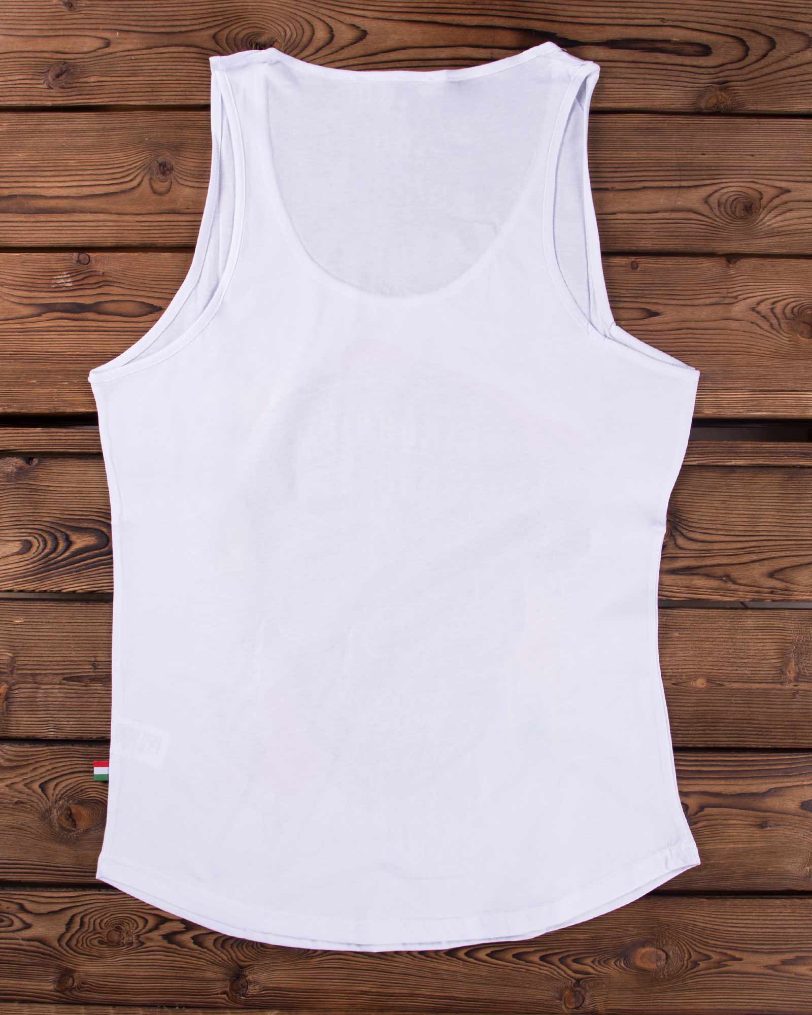 تیشرت سایکو اسکلتی آستین حلقه ای - سفید - پشت