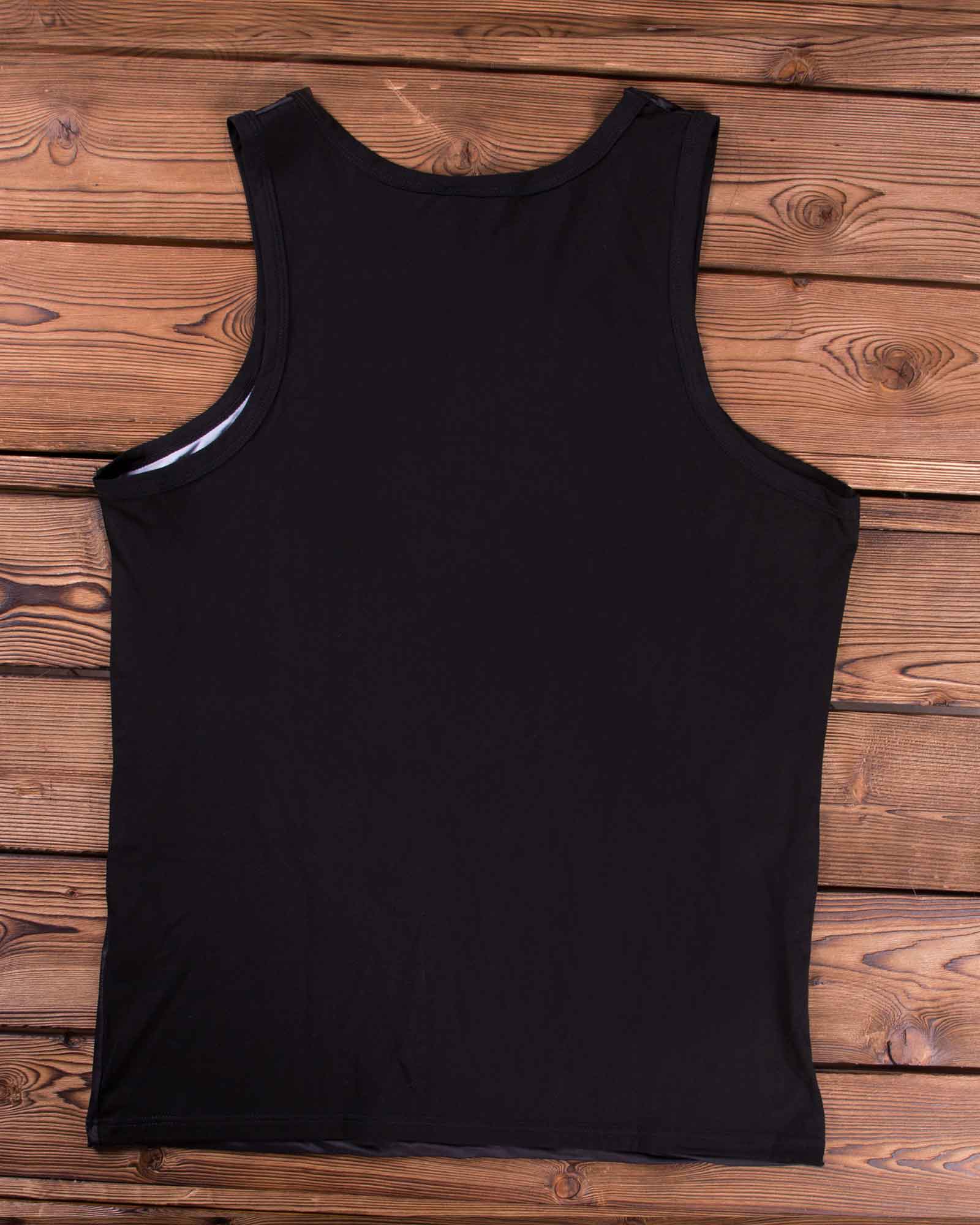 تیشرت مشکی آستین حلقه ای نیروانا - مشکی - پشت