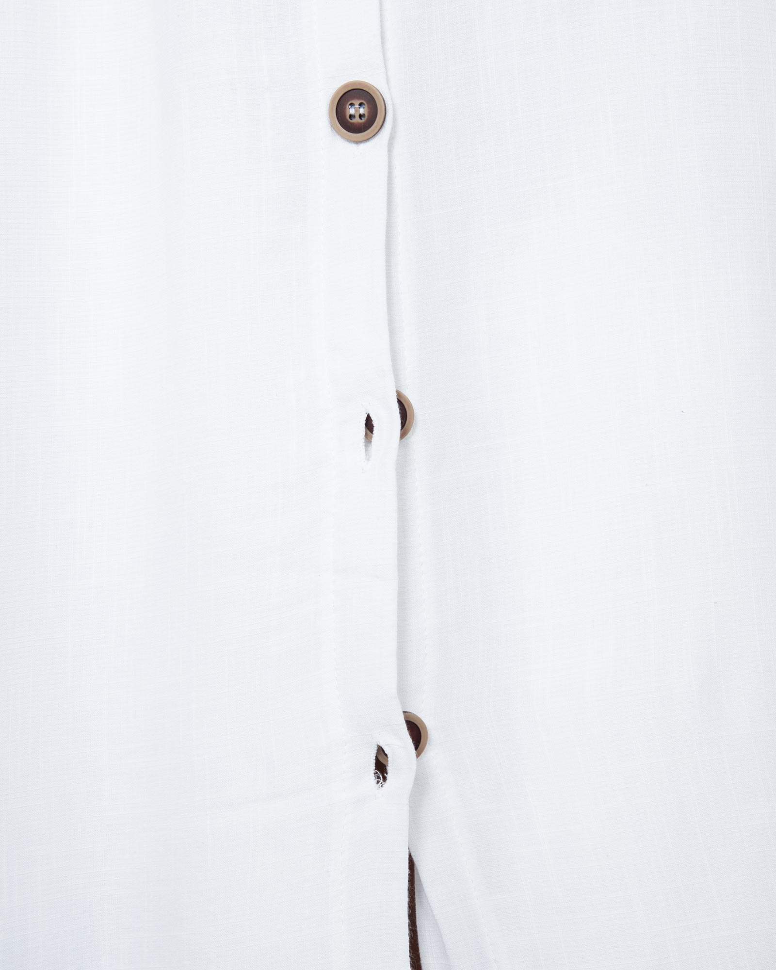 سارافون مجلسی ساده زنانه - سفید - دکمه