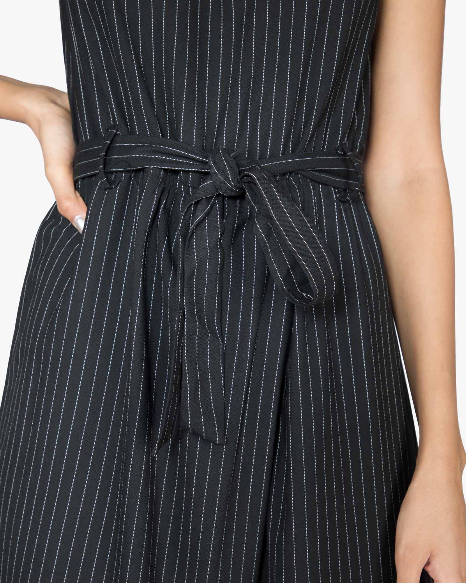 سرهمی راه راه مشکی سفید زنانه - راه راه مشکی سفید