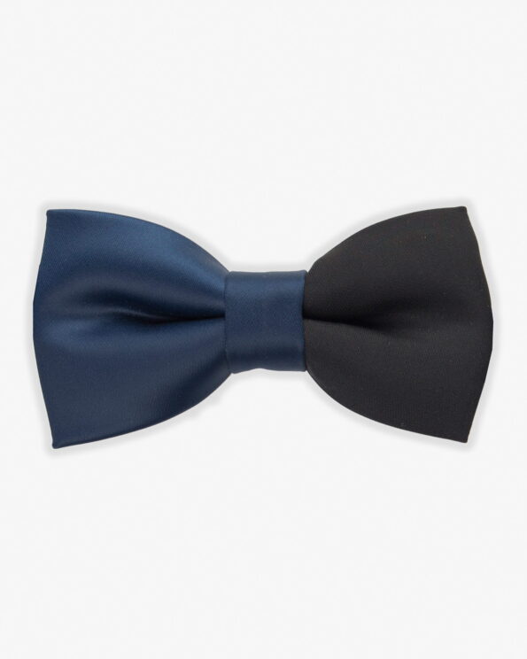 پاپیون دو رنگ مشکی سرمه ای - سرمه ای