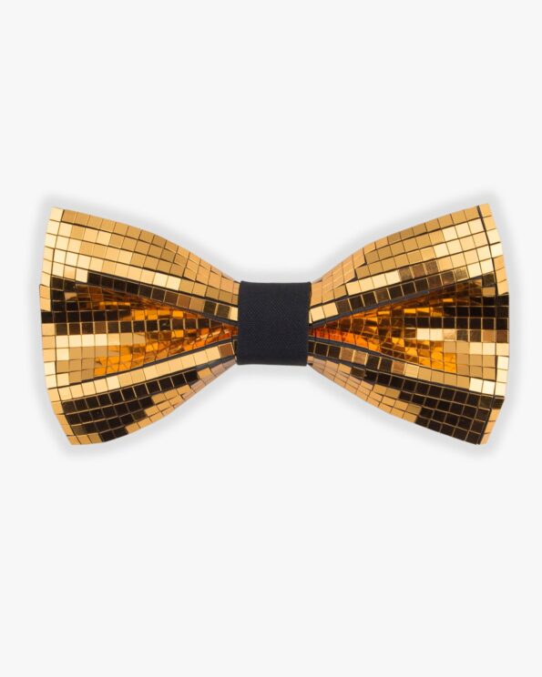 پاپیون طلایی براق مردانه - طلایی