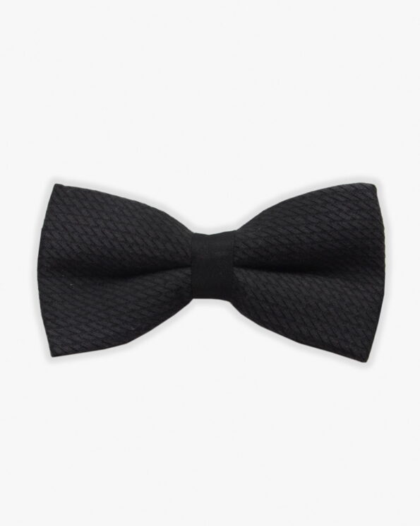 پاپیون مشکی ساده مردانه - مشکی