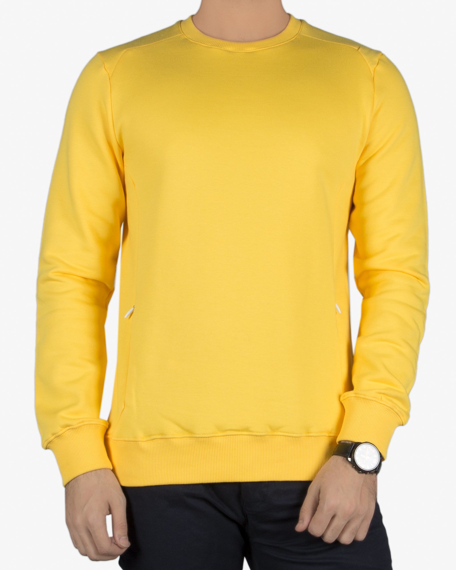 بلوز دورس مردانه زرد - زرد - رو به رو