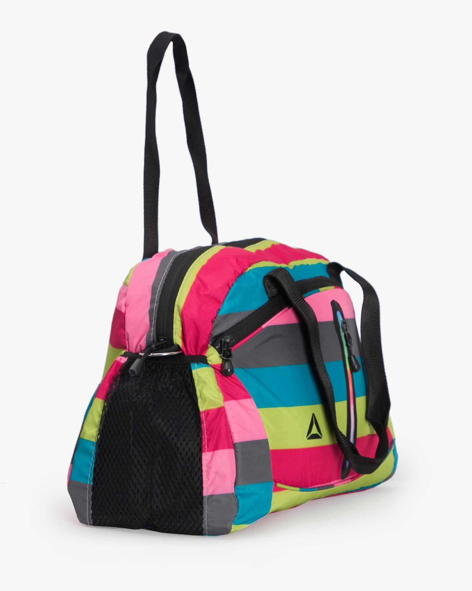 ساک ورزشی زنانه رنگی طرح ریبوک - پسته ای - بغل