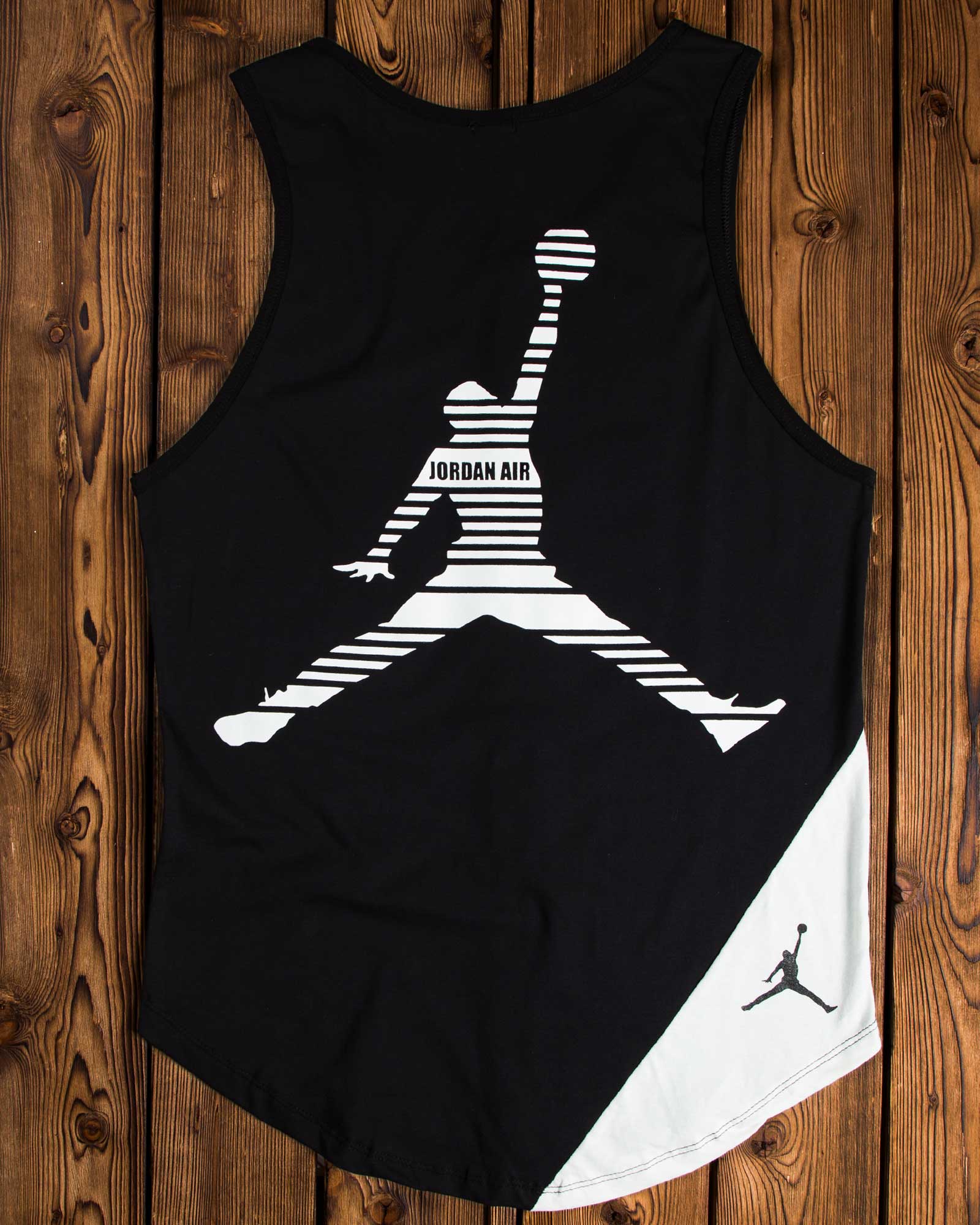 تاپ ورزشی مردانه طرح نایک - مشکی - پشت