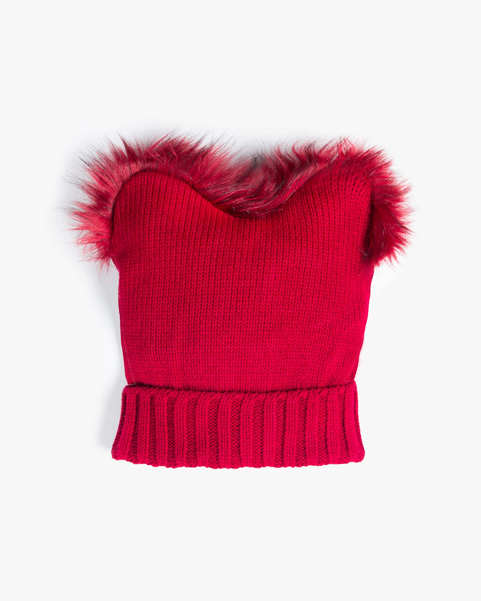 کلاه بافت طرح قلب - قرمز - محصول