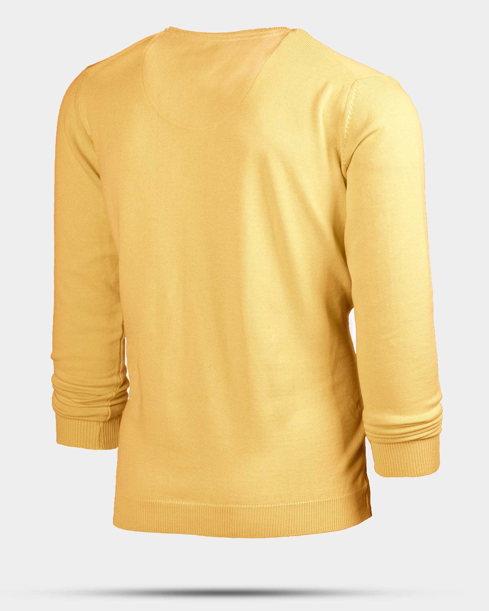 پلیور بافت مردانه 111249- لیمویی (2)