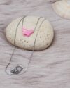 گردنبند طرح پروانه زنانه - گردنبند نقره