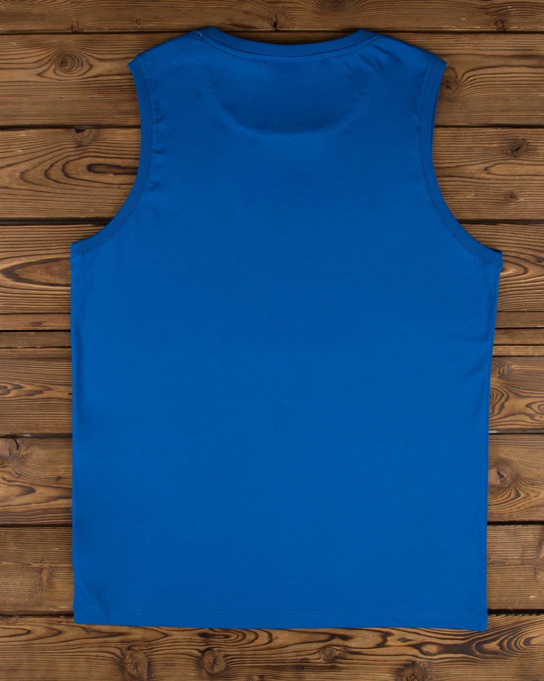 تاپ اسپرت مردانه ساده - آبی - پشت