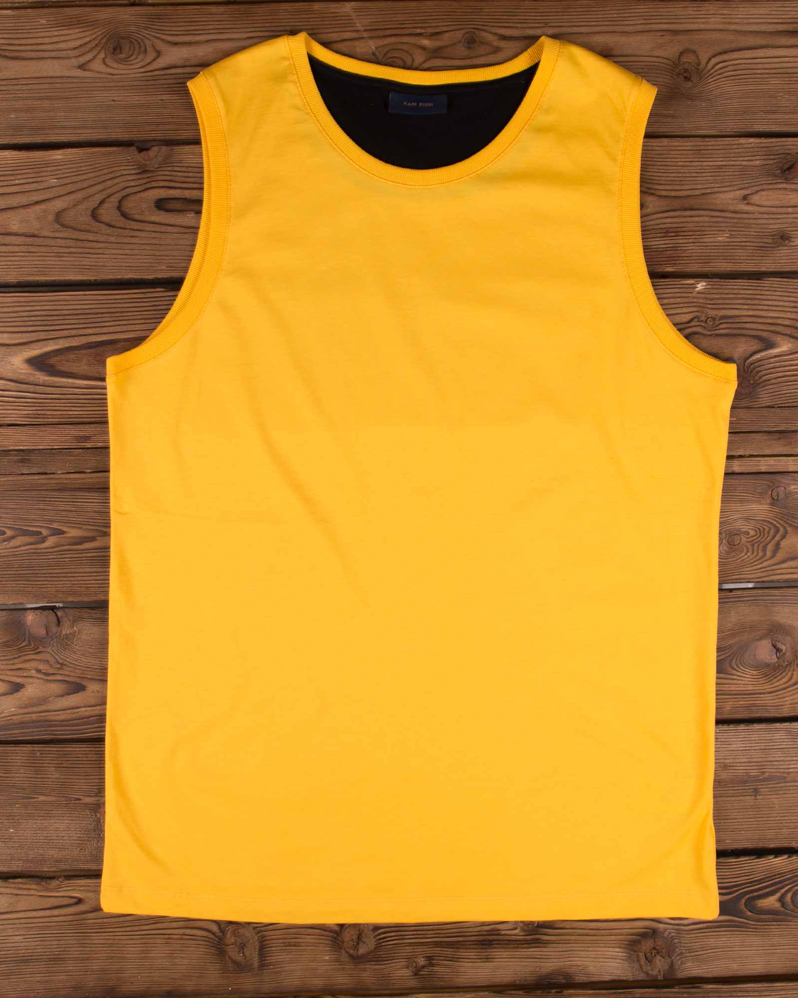 تاپ اسپرت مردانه ساده - عسلی - رو به رو