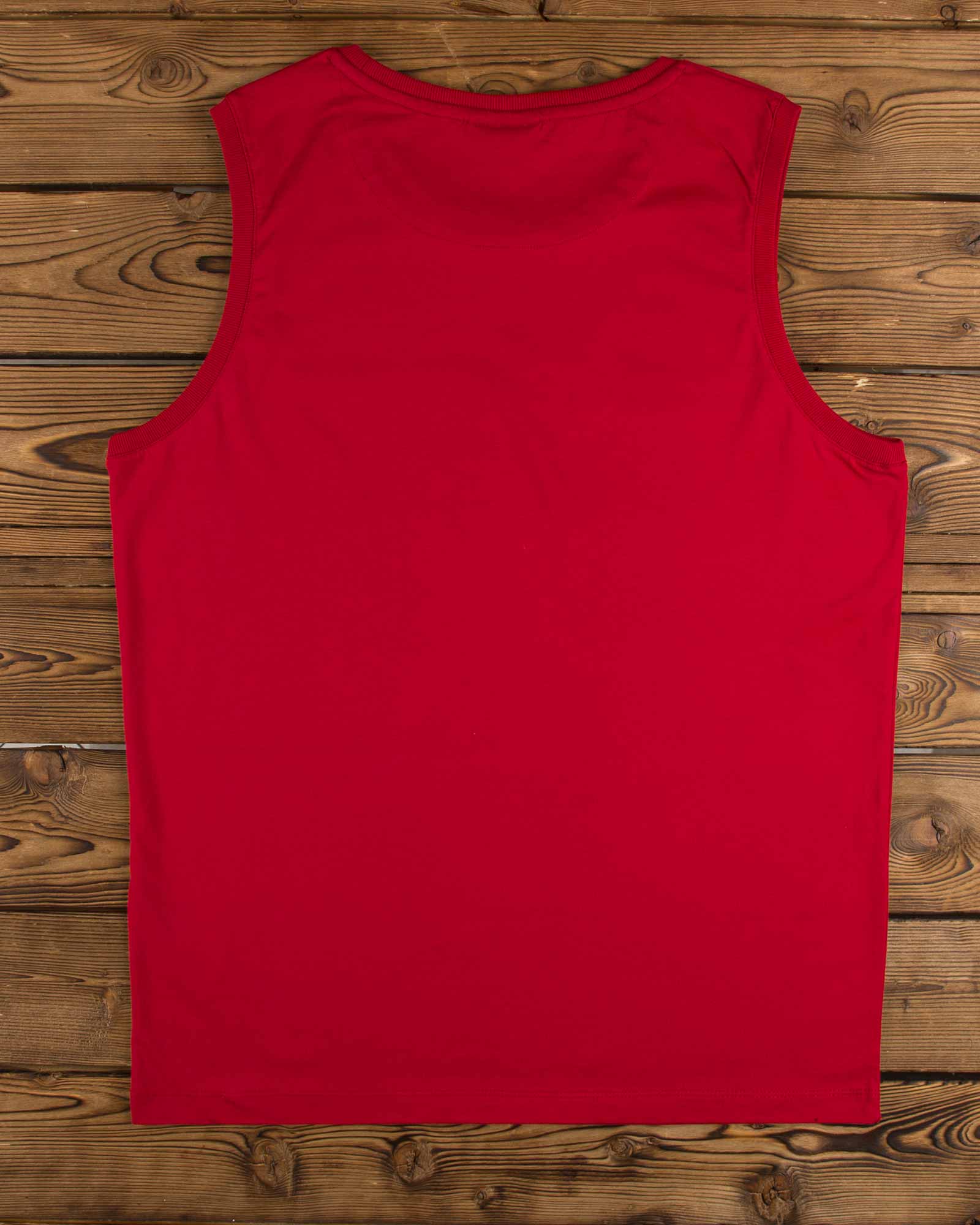 تاپ اسپرت مردانه ساده قرمز - قرمز - پشت