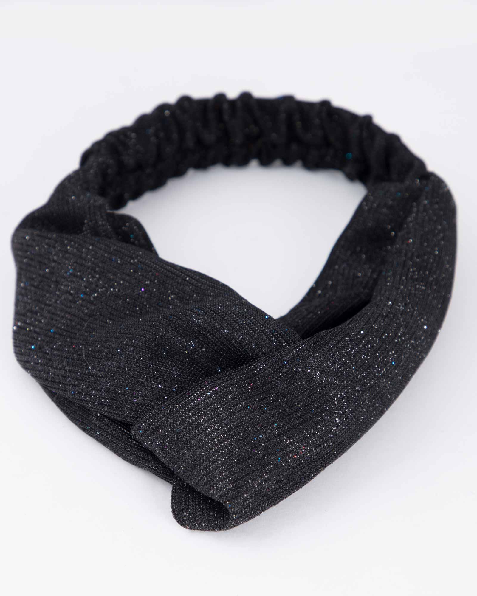 هدبند فانتزی دخترانه اکلیلی - مشکی - بالا