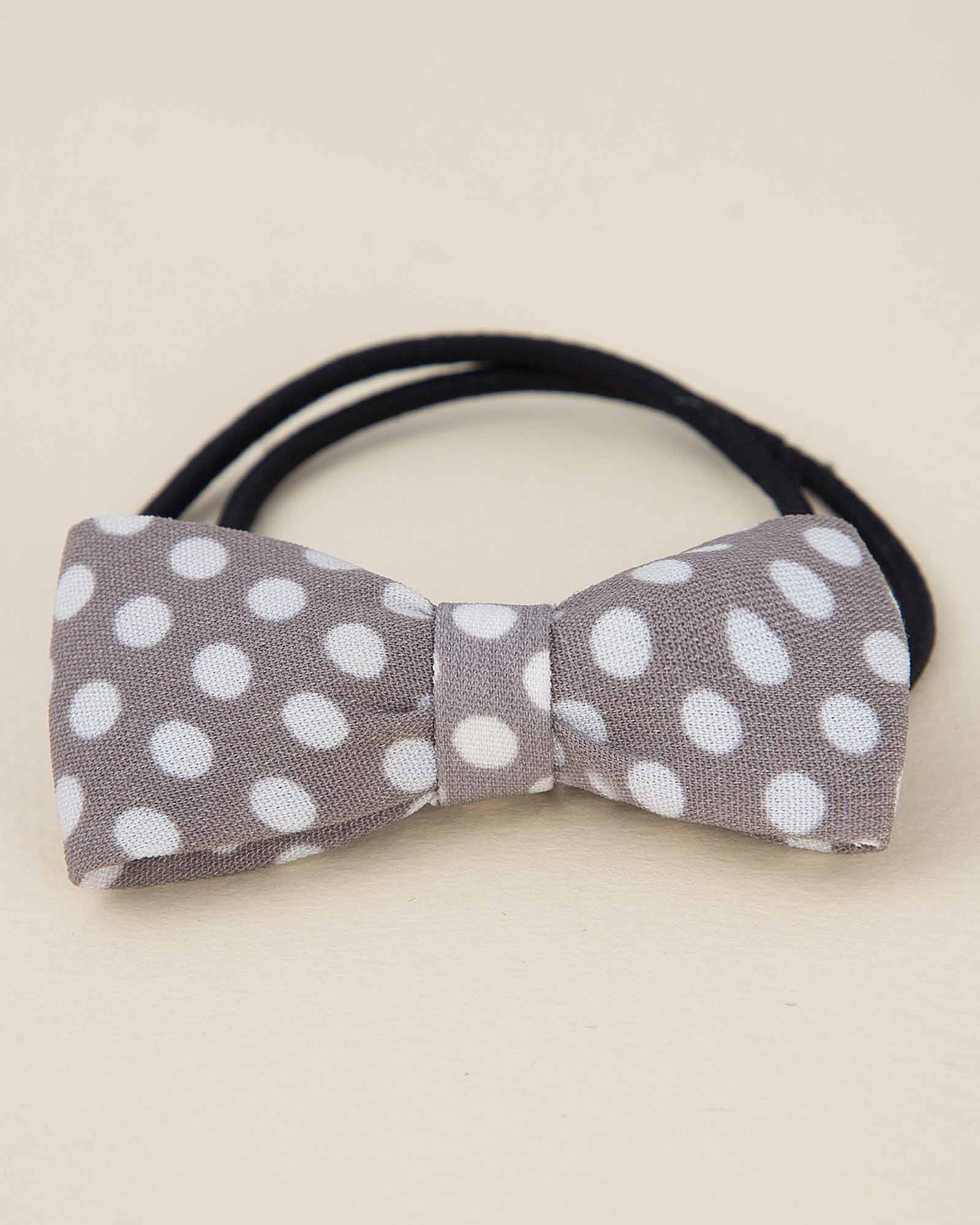 کش مو توپ توپی - طوسی کمرنگ - بالا