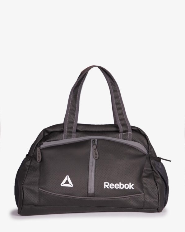 ساک ورزشی طرح ریبوک - مشکی - رو به رو