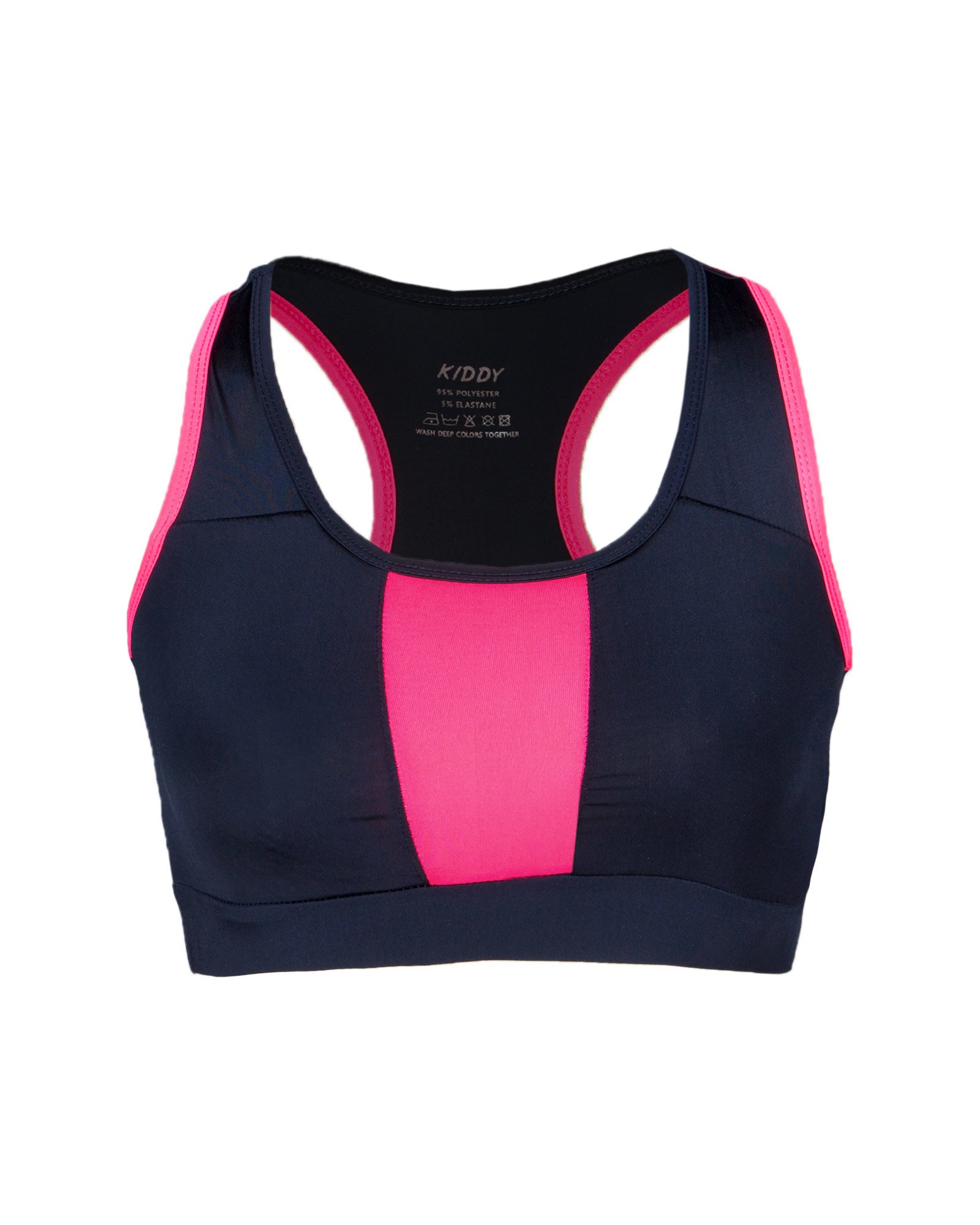 نیم تنه ورزشی زنانه - سرمه ای تیره - رو به رو نیم تنه