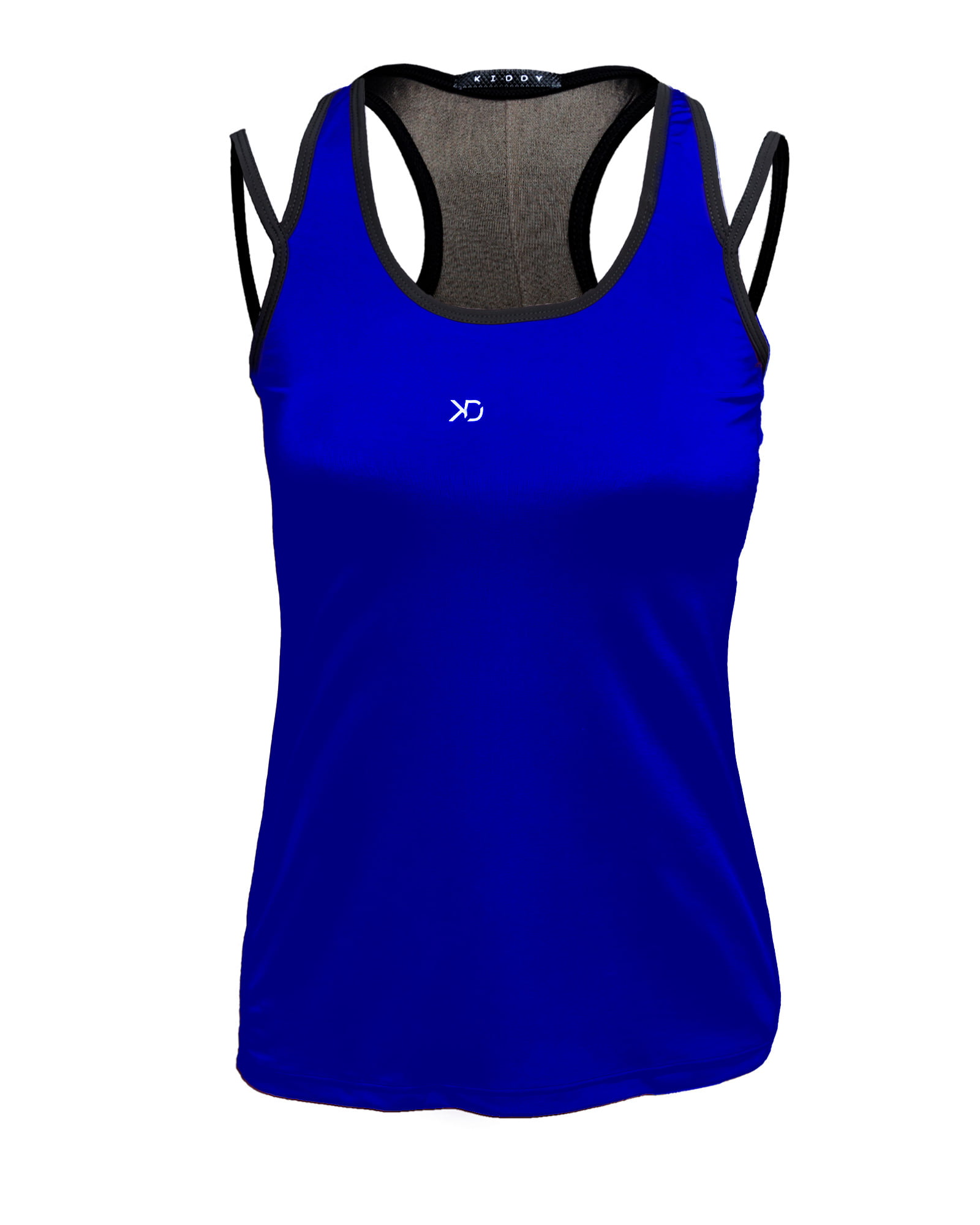 تاپ ساده اسپرت زنانه- آبی تیره- روبرو