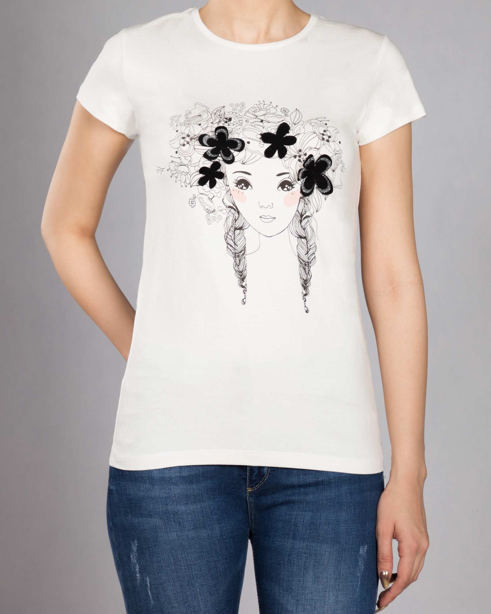 تونیک دخترانه اسپرت جلو باز - مشکی - تیشرت تونیک