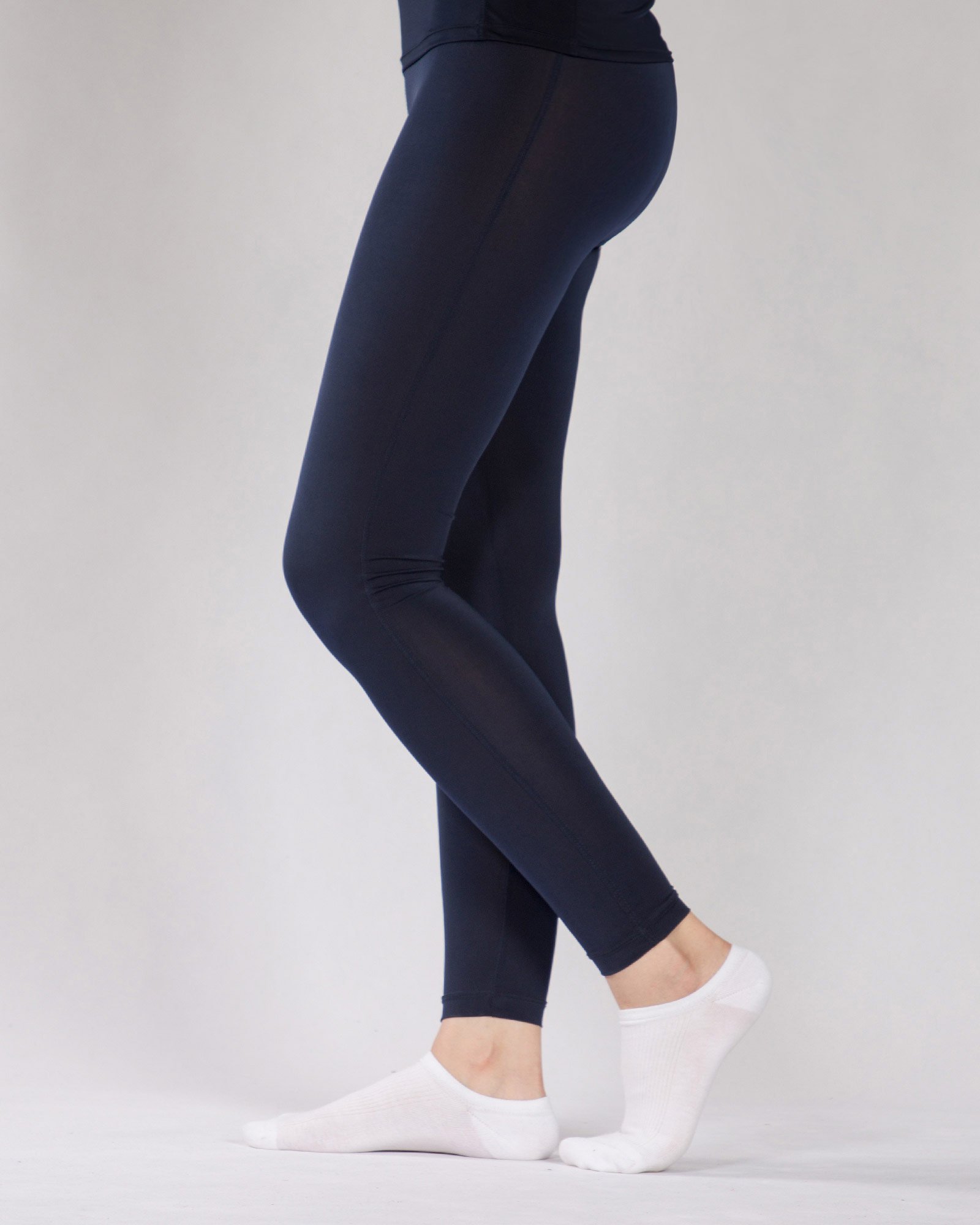 لگ زنانه ورزشی - سرمه ای تیره - بغل