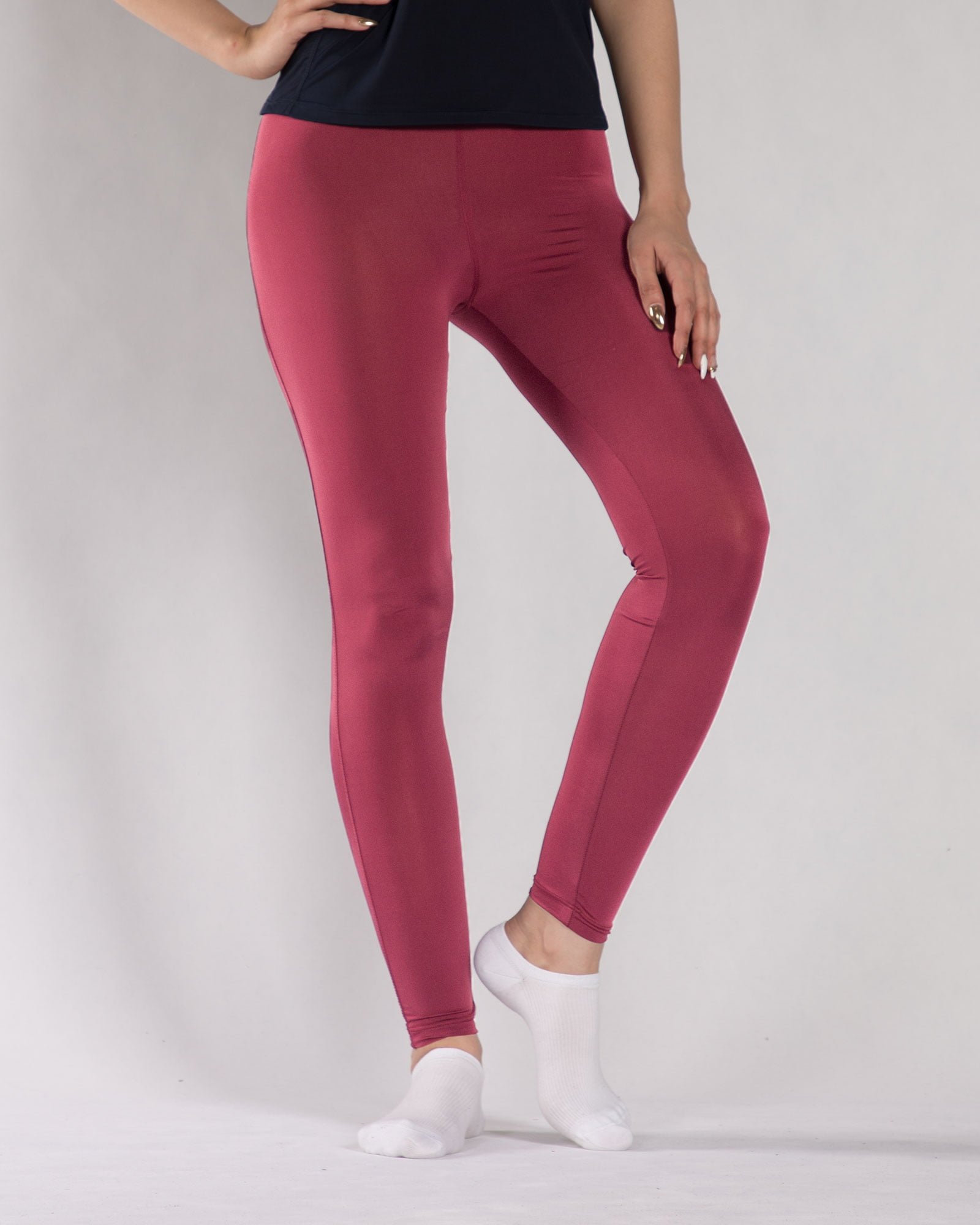 لگ زنانه ورزشی - سرمه ای تیره - رو به رو