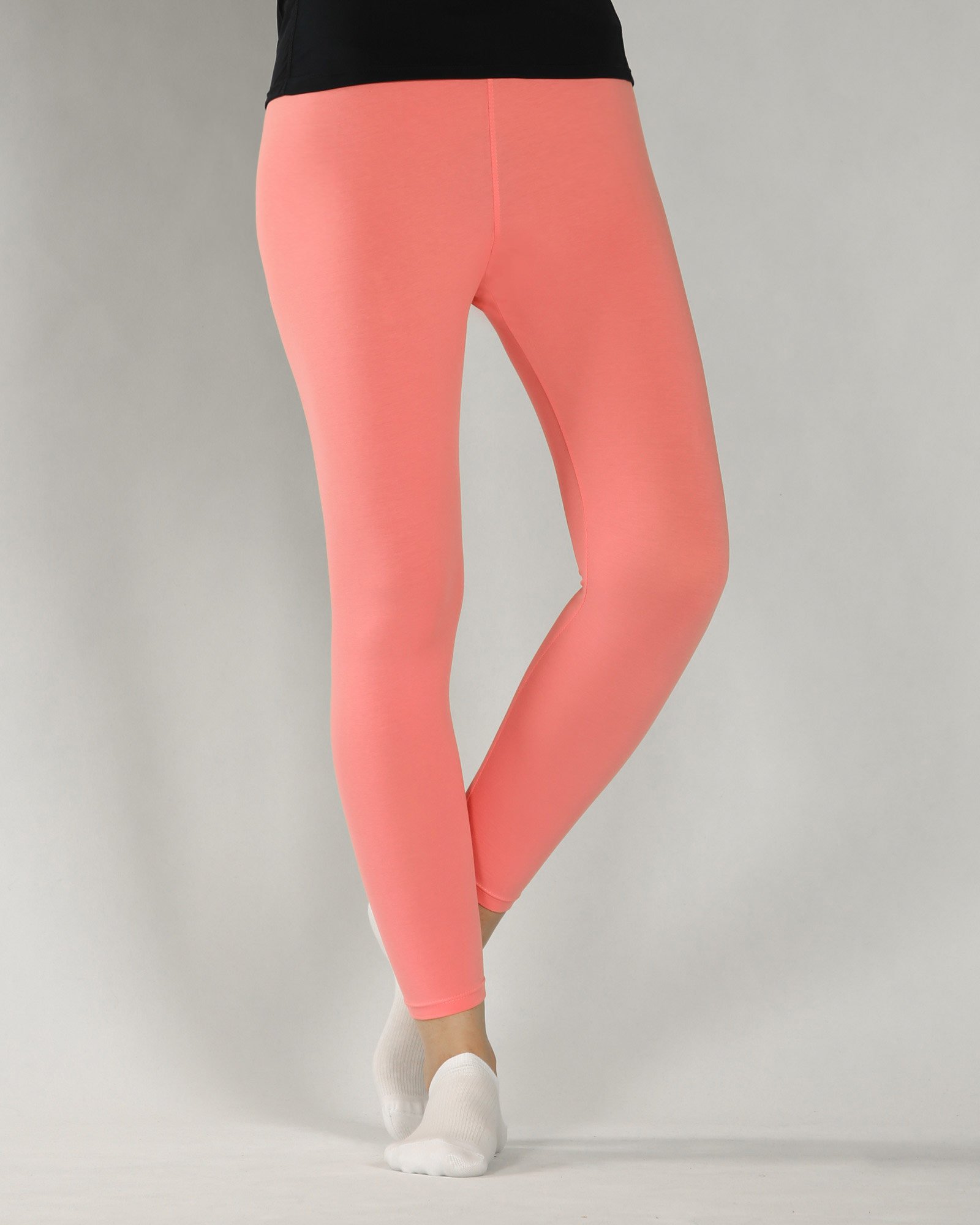 لگ ساده نخی زنانه - صورتی - رو به رو