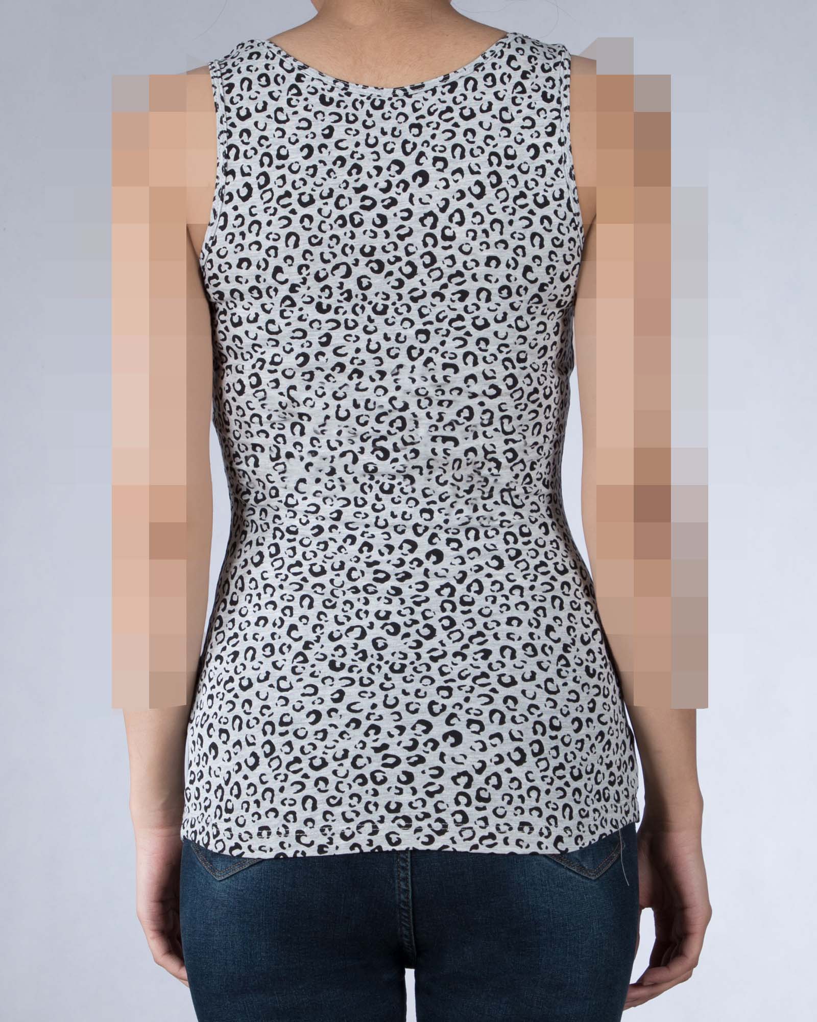 تاپ طرح پلنگی زنانه