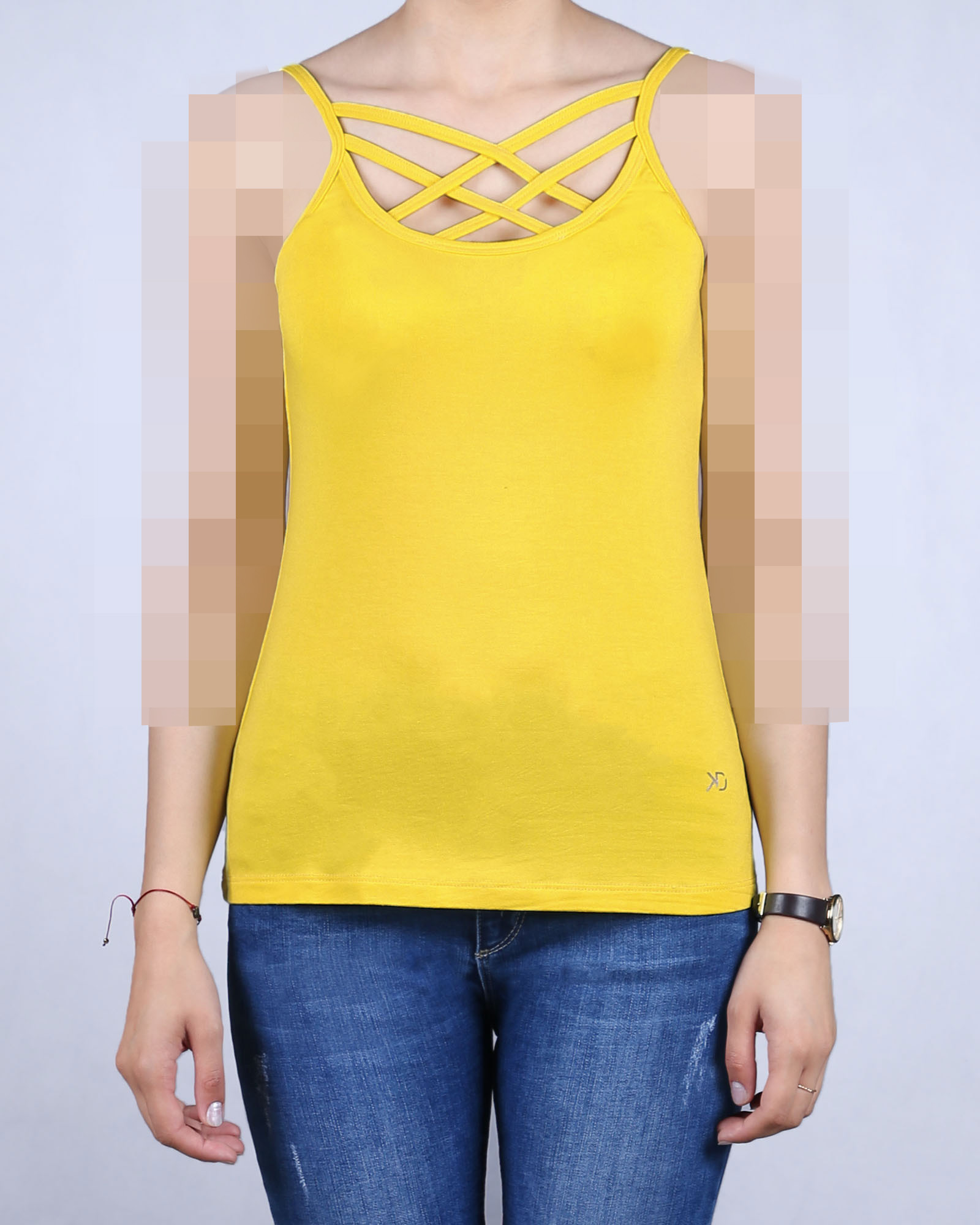 تاپ زنانه بند ضربدری