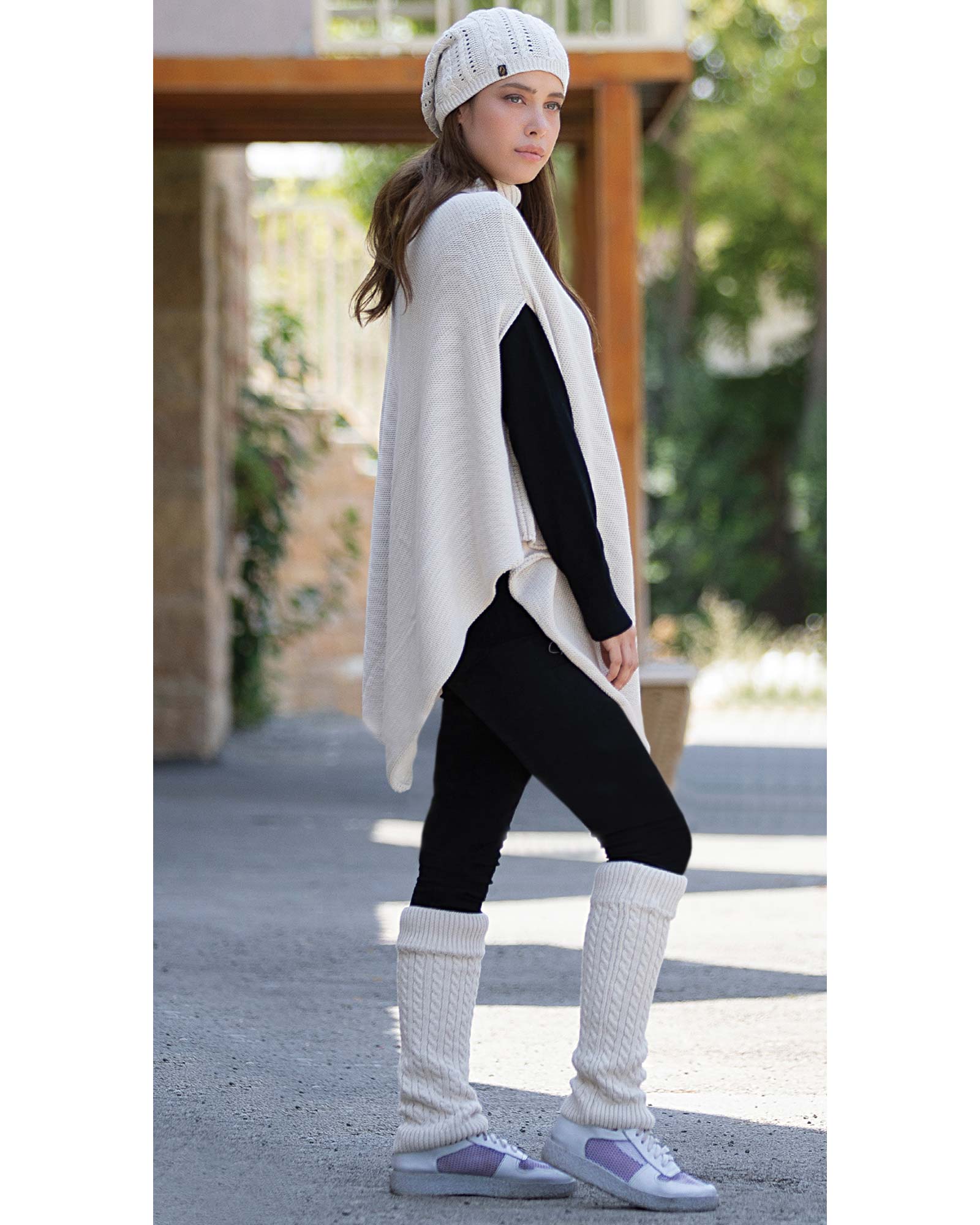 ساق پا بافت طرح مارپیچ - استخوانی - زنانه